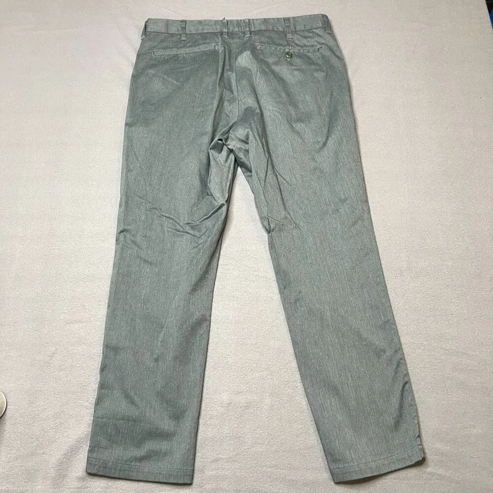 Head Porter Plus Chino Pants Men's Large Green Casual Flat Front Straight Leg